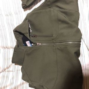 Men’s Columbia olive green zip up